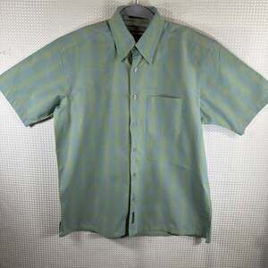 Guy Laroche Paris Mens Green Striped Button down Shirt